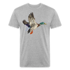 Watercolor Mallard T-Shirt - heather gray