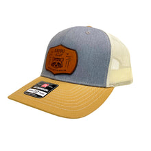 Load image into Gallery viewer, Leather Patch Trucker Hat