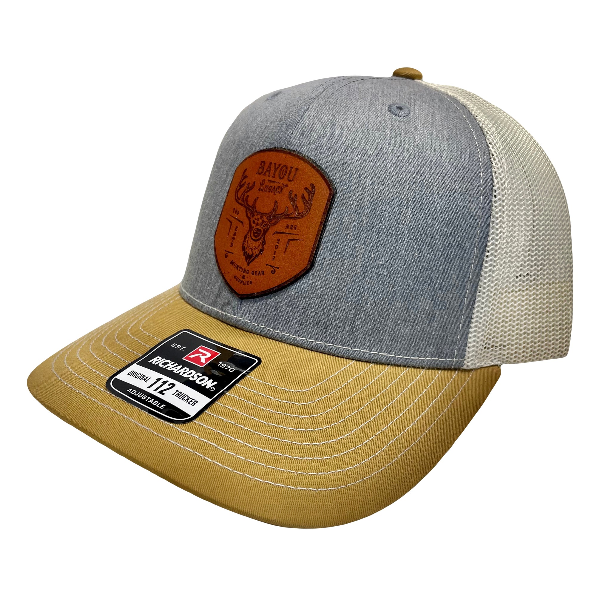 Fox & Seeker Distilled Goods Trucker Hat with Leather Patch