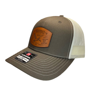 Leather Patch Trucker Hat
