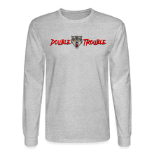 Load image into Gallery viewer, Double Trouble Predator Call Long Sleeve T-Shirt - heather gray