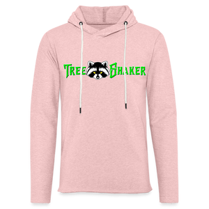 Tree Shaker Lightweight Terry Hoodie - cream heather pink